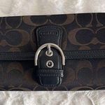 Coach  Black and Brown Wallet Y2K Soho EUC Photo 0