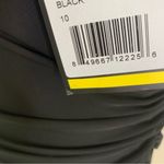 La Femme Halter Open Back Shirred Jersey Short Dress 29312 Black Size 10 NWT Photo 8