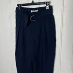 Joie  Ianna Navy Belted Cropped Pants NWT 382 Photo 3