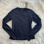 SKIMS Fits Everybody Long Sleeve T-Shirt Onyx Size Medium Photo 1