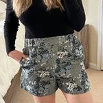 Free People NEW Metallic Floral Brocade High-Waisted Shorts S Photo 1