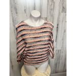 Anthropologie Postmark Malu Striped Sweater medium Multi color space dye Photo 4