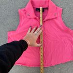 Vintage 80s 90s active elements salmon coral pink sleeveless polo zip collar Size L Photo 7