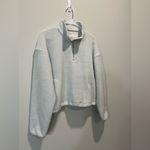 Outdoor Voices PrimoFleece 1/4 Zip Pullover in Oyster Size Small Photo 3