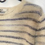 Pam & Gela  Wool Blend Striped Open Back Sweater Size L Photo 5