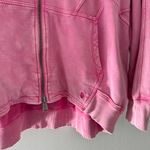 Free People Pink Zip Up Hoodie Photo 7