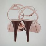 Alexandra Neel Pleated Chiffon Sandals Photo 3