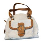 Coach  Soho Buckle Dome Shoulder Bag White Tan Pebbled‎ Leather Y2K Leather Photo 0