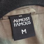 Almost Famous  Olive Green Anorak Utility Vest Sz M Photo 2