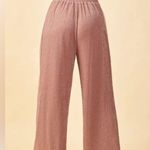 Skies Are Blue NWT  Glitter Shimmer Rose Gold Pants Photo 1