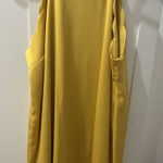 Nectar Clothing Yellow Scallop Trimmed Dress Photo 0