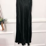 NWT DISSH Charli Black Satin Maxi Skirt Size US 2 Photo 2