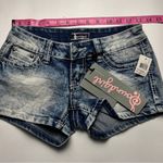 Soundgirl  Women’s Short Denim Embellished Pockets Shorts Sz 1 Photo 7
