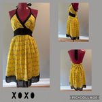 XOXO Yellow Halter Dress Y2K 9/10 Photo 1