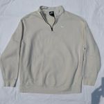 Nike Crewneck Vintage Pullover Sweatshirt quarter zip yellow Photo 0