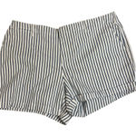 Lane Bryant Size 22W Plus Nautical Navy Stripe Shorts – Nautical Coastal Style Black Photo 0