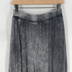 Torrid  Smocked Pants Womens L Black Knit Stretch Waist High Rise Pull On Casual Photo 1