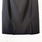 Tahari Arthur S. Levine Petite Black Short Pencil Skirt Side Zip 2P Photo 5
