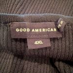 Good American Revolve Virgo Off Shoulder Mini Bodycon Dress Women's 4XL Black Photo 7