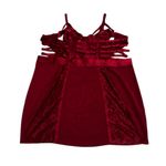 Torrid Curve Red Mesh Lace Cage Cutout Underwire Chemise Lingerie Size 5X Photo 9