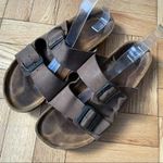 NAOT Double Strap Brown Leather Sandals Women's 8 US Photo 0