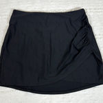 Quince  Black Wrap Skirt Swim‎ Cover Up Size Large Photo 0