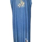 Vintage denim hand painted jumper maxi dress and Jacket size L Size L Photo 6