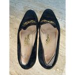 Salvatore Ferragamo  horsebit‎ loafers Women black suede size 6 Photo 1