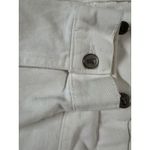 Pilcro and The Letterpress Jacket Womens Medium White Denim Distressed Stretch Photo 1