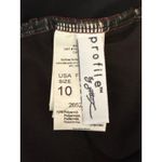 Profile by Gottex Ruched One Piece Swimsuit Red Laced Halter Size 10 Photo 4