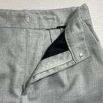 ZARA NWT  Women’s Gray Cuffed Trousers‎ Size SMALL Grey Dress Pants Photo 7