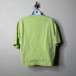 Acne Studios  Cylea Embossed Logo Tee Lime Green Small Photo 4