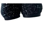 J Crew Black Tweed Ballet Classy Flats Round Toe Bow Women’s Shoes Sz 8.5 Photo 6