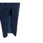 Monique Lhuillier Monique Lhuillier Bridesmaids Doutzen Jumpsuit Wide Slit Leg Navy Blue Size 12 Photo 7