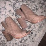 Vince Camuto Tan Peep Toe Bootie Photo 0