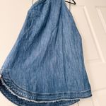 Anthropologie Pilcro Denim Halter Mini Dress, Size L Photo 8