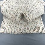 Kori America Women's Cream Confetti Knit Turtleneck Pullover Sweater M/L Photo 4