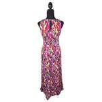 Wisp‎ Purple Sleeveless Maxi Dress Abstract Print Party Cocktail US 2 Photo 8