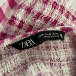 ZARA gingham crop top Photo 2