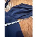 Lilly Pulitzer Candace navy 100% silk open shoulder tank dress size xsmall Photo 9