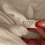 White Crochet Trim Tunic Coverup One Size Photo 5