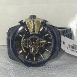 Diesel  Mega Chief 26mm Stainless Steel Black Gold Men's Watch analog NWT Photo 0