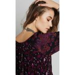 Free People  Black/Purple Dress Photo 3