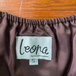 Leona by Lauren Leonard Chocolate Brown Halter Ruffle Maxi Dress Photo 11