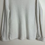 Anthropologie Pilcro ladies cowl neck pullover knit sweater oversized size XS White Photo 3