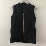 Lululemon  Black Departure Vest Rose Gold Zipper Photo 1