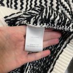 Lucy Paris NWOT Black & White Taya Chevron Knit V-Neck Button Down Cardigan - XS Photo 5