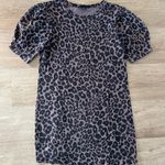 Sanctuary Leopard Animal Print Puff Short Sleeve Tee T-Shirt Dress Photo 0