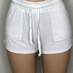Wildfox New. white terry shorts. Small. Retails $60 Photo 0