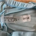 SheIn Baby Blue Sheer Bottom Cover Up Size Large Photo 1
